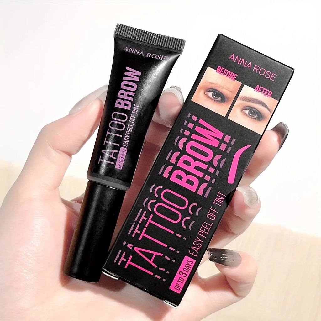 Professional Eyebrow Enhancers Cream Women Natural Liquid Dyeing Eyebrow Set Brow Tattoo Pigments Lasting Waterproof Eyebrow Gel Qme
