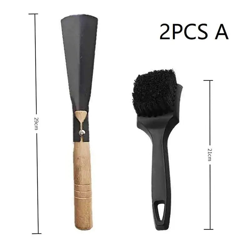 2/3pcs Lawn Mower Scraper Brush Trimming Accessories And Cleaning Tools Gardening Maintenance Lawn Care Equipment Tool Set Kit Qme 2PCS A