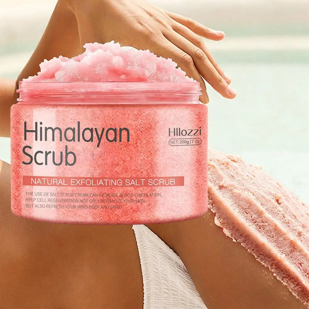Body Scrub Exfoliating Salt Removes Dead Skin Natural Face Foot Hands Qme