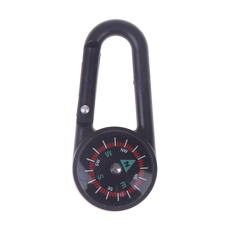 Quick Release Mountaineering Hiking Backpack Buckle Compass Outdoor Qme Black