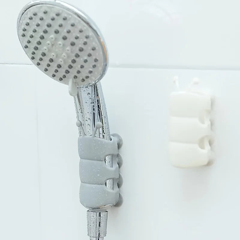 1 Showerhead Holder Non Perforated Suction Cup Bathroom Toilet Qme
