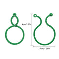 ^100Pcs Garden Vine Strapping Clips Plant Bundled Buckle Ring Holder Tomato Qme 100pcs