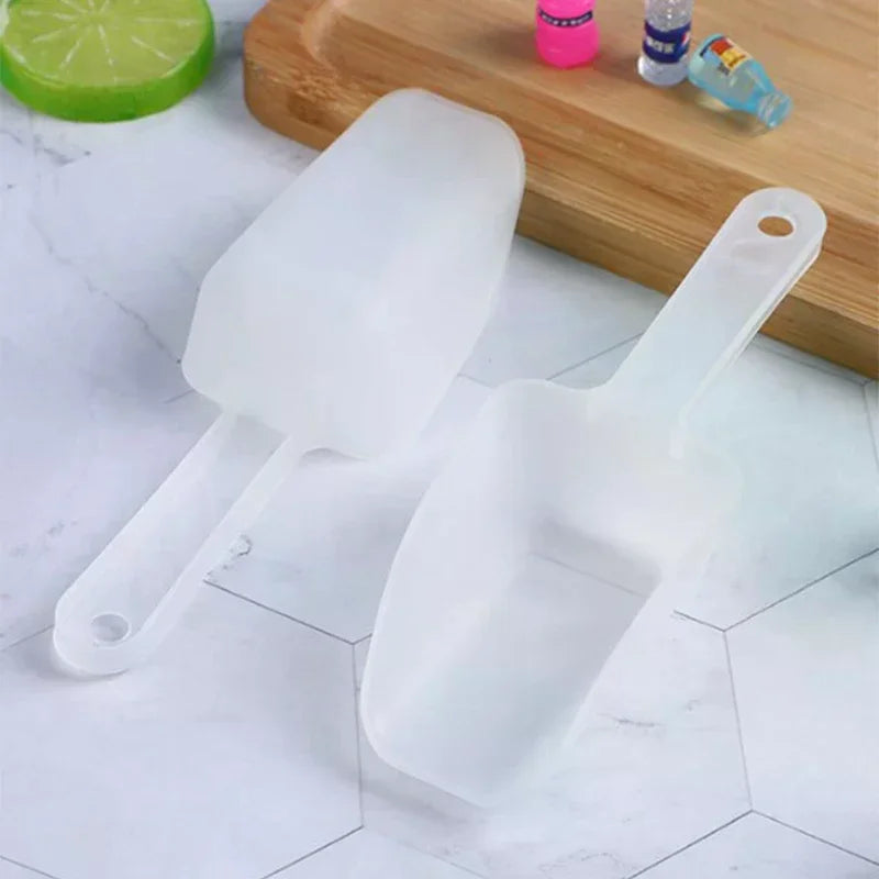 Plastic Ice Shovel Flour Food Candy Cream Scoop Dessert Rice Kitchen Qme