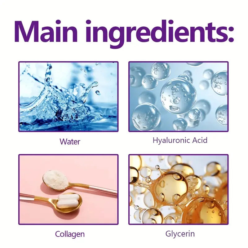 Instant face lift cream with hyaluronic acid for wrinkles. Firming solution. Qme