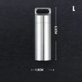 Mini Stainless Steel Sealed Capsule Waterproof Pill Box Camping Qme L