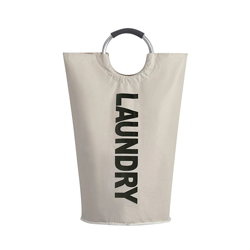 Waterproof Laundry Bag Handle Dirty Clothes Basket Large Oxford Fabric Qme 002