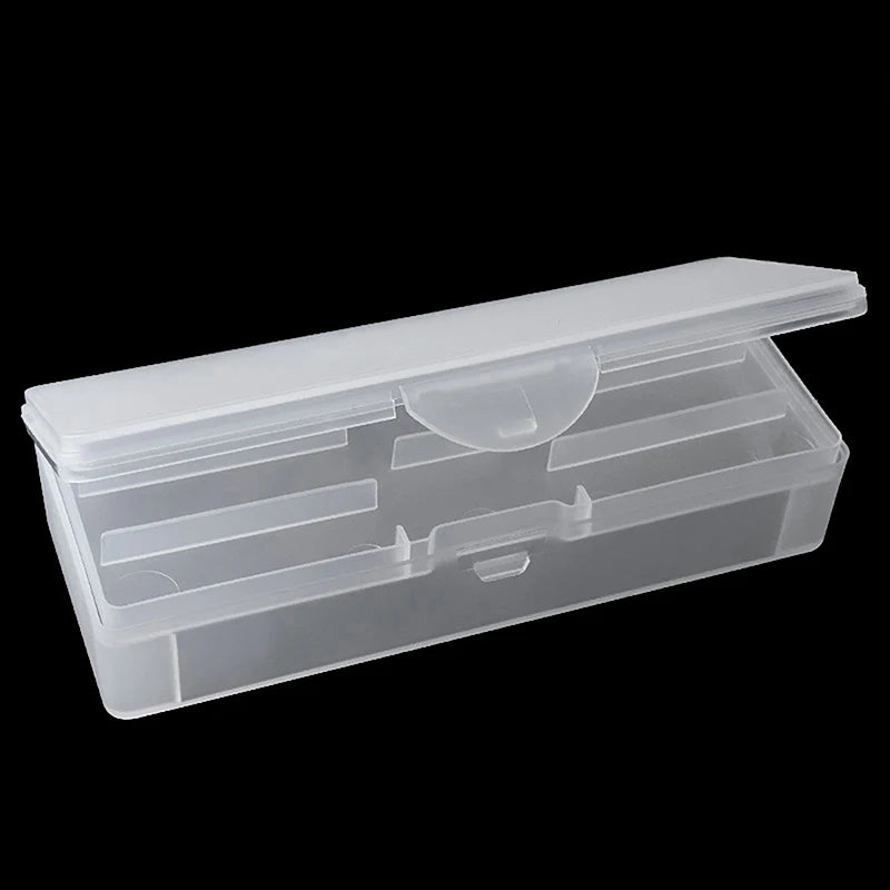 Polishing Nail Buffer Files Plastic Container Rectangle Double-layer Qme