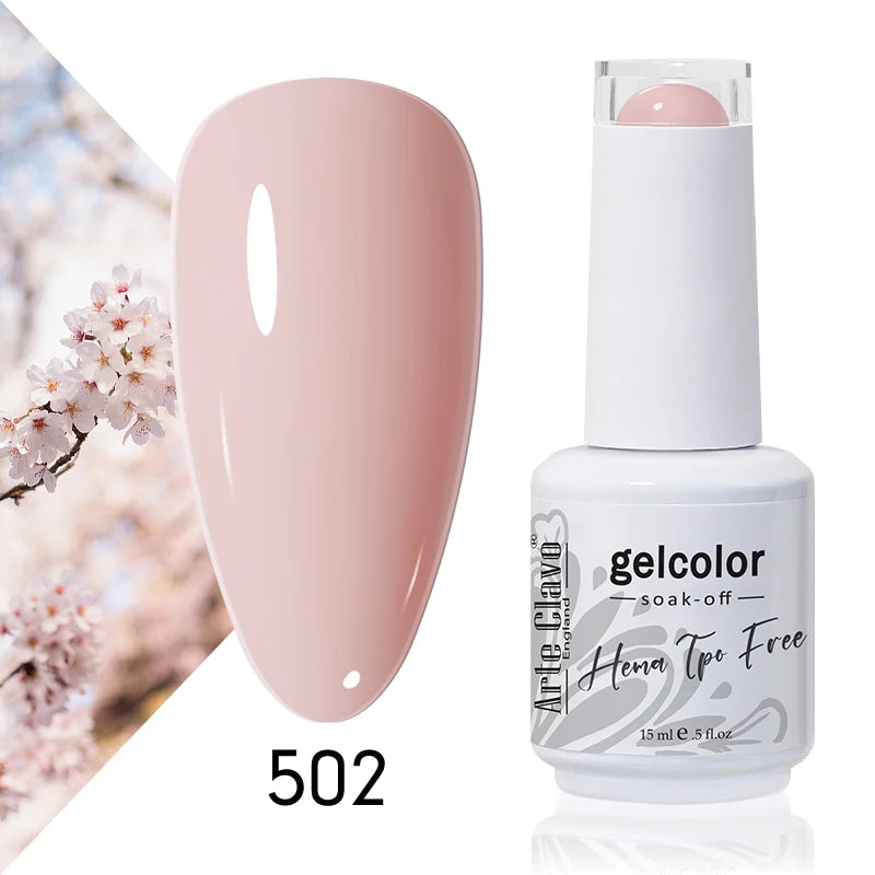 Arte Clavo Colourful Gel Nail Polish Art Varnishes Macaron Semi