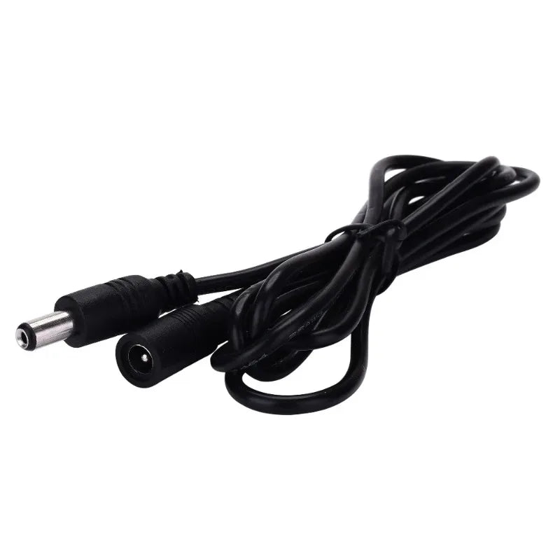 3PCS DC Power Cable Video Power Extension Cord 5.5*2.1mm Power Video Connection Extension Lead Qme