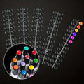 Transparent 120pcs Nail Art Display Tips - Perfect for Nail Polish Training and Color Display Qme 120PCS