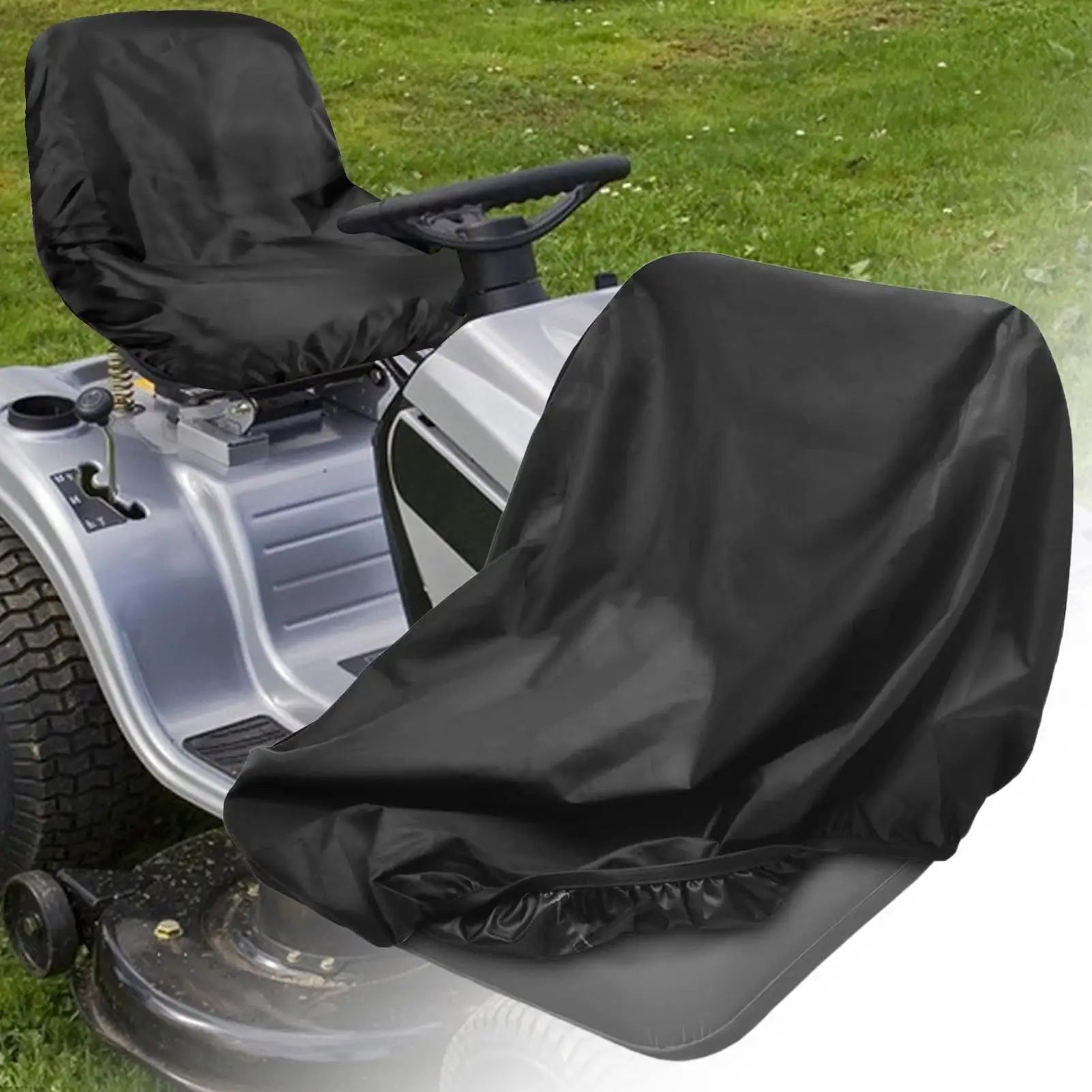 Tractor Seat Cover Rainproof Riding Lawn Mower Seat Covering Full Coverage Tractor Part Outdoor Protection for Yard Garden Field Qme