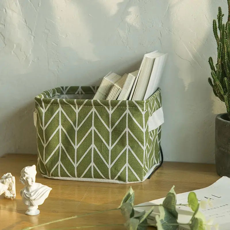 Waterproof Desktop Sundries Basket Storage Box Cosmetic Toy Organizer Qme
