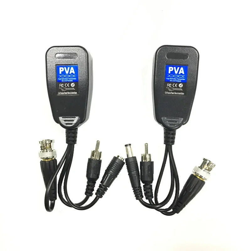 Anpwoo 205PVA 200M Range For HD CVI/AHD/TVI Twisted BNC CCTV Passive Transceivers Cat5 CCTV UTP Video Balun IPC For 2MP 3MP 4MP Qme China Mainland 5 pairs