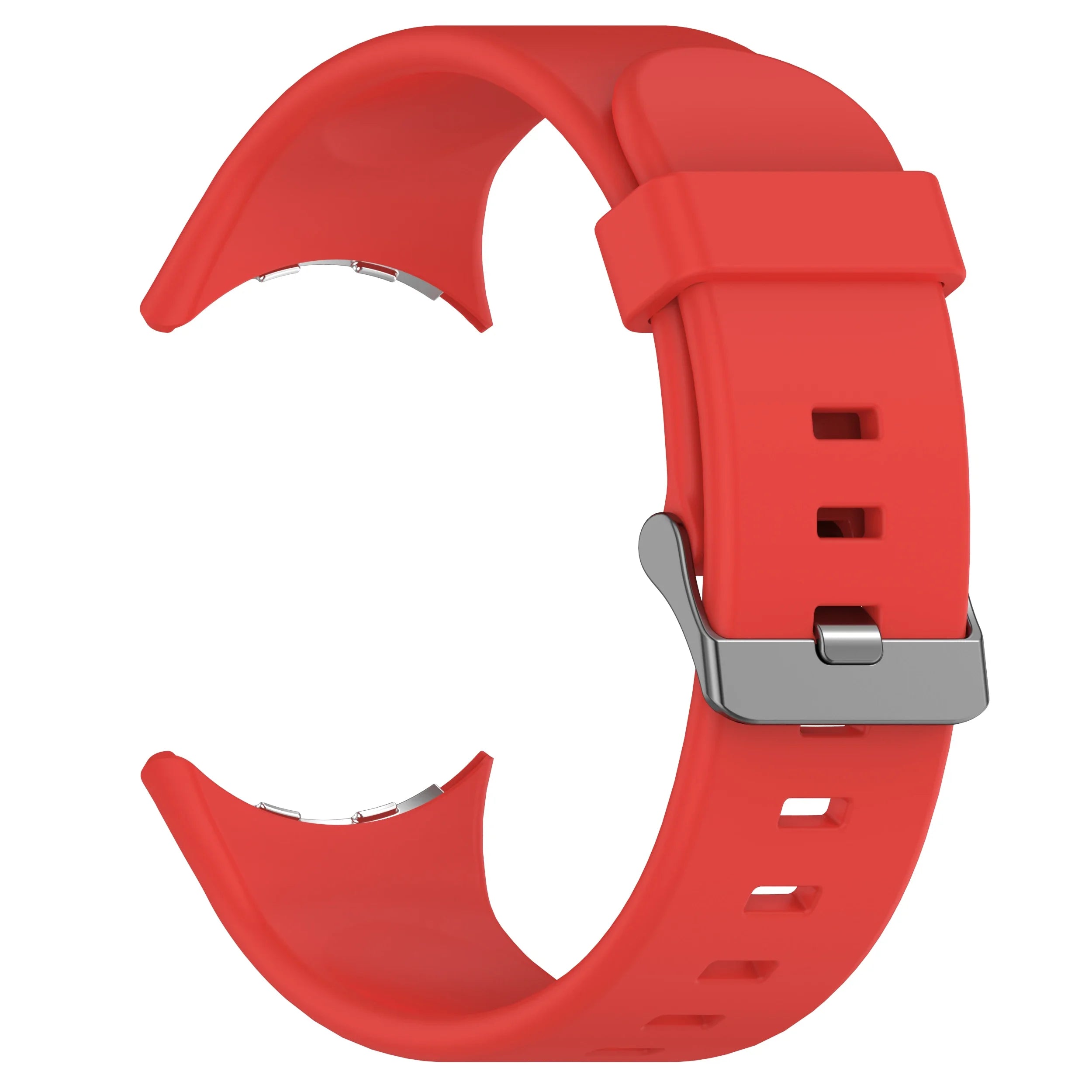 Silicone Strap for Google Pixel Watch 3 45mm Replacement Sport Bracelet Correa for Pixel Watch 3 Band Accessories Qme Red Pixel Watch 3 45mm