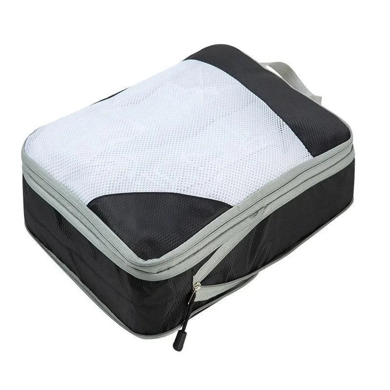 Compression Packing Cubes Travel Storage Bag Suitcase Mesh Bags Qme