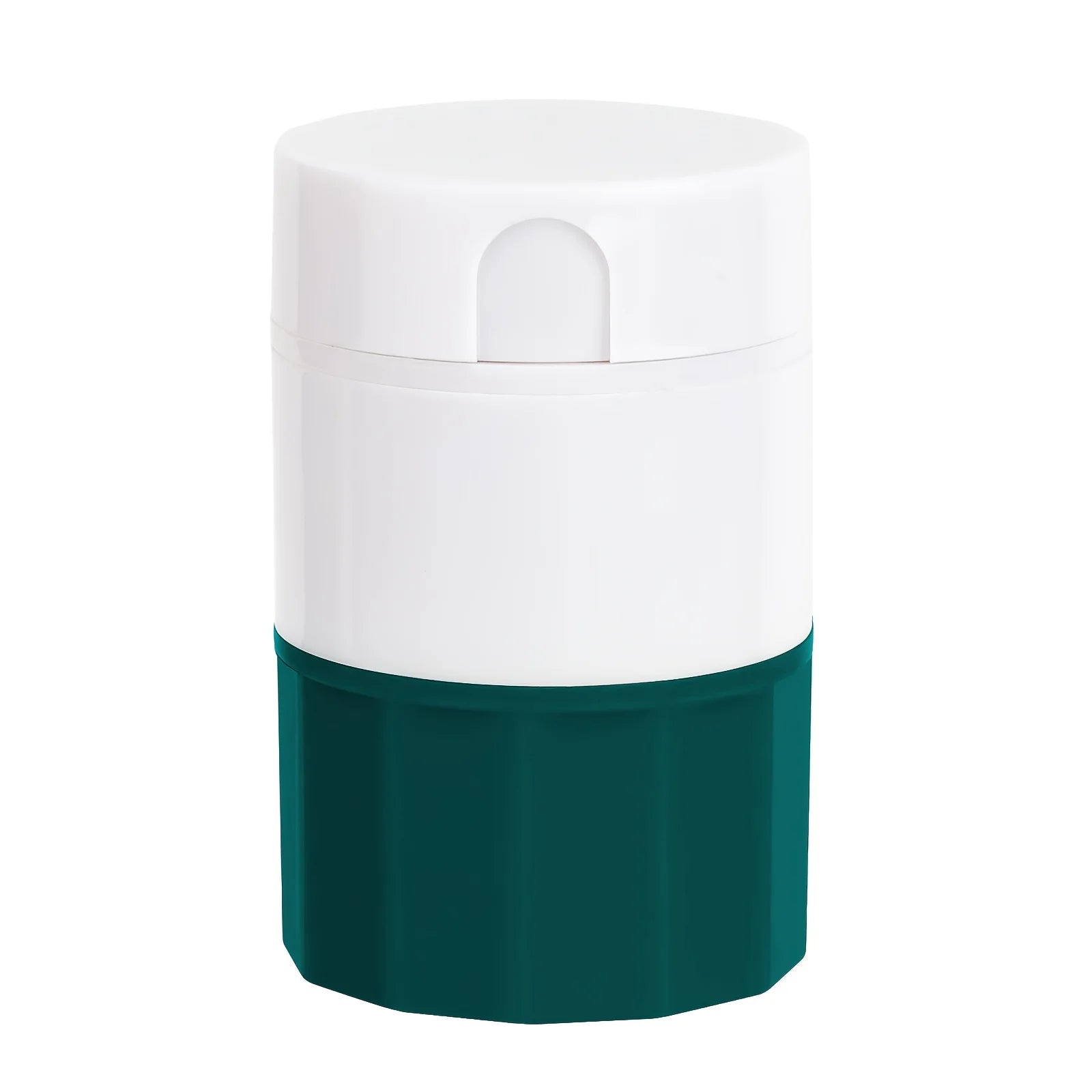 Four-in-One Pill Cutting and Grinding Set - Crusher and Storage Box - Portable Mini Medicine Storage Box, Suitable for Pills Qme Dark Green