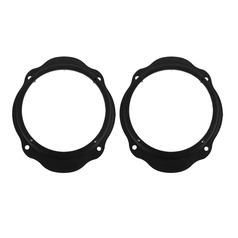2pcs 6.5in Speaker Adapter Universal Front Door Speaker Adapter Mounting Spacer Adaptor Ring for Ford Focus Qme
