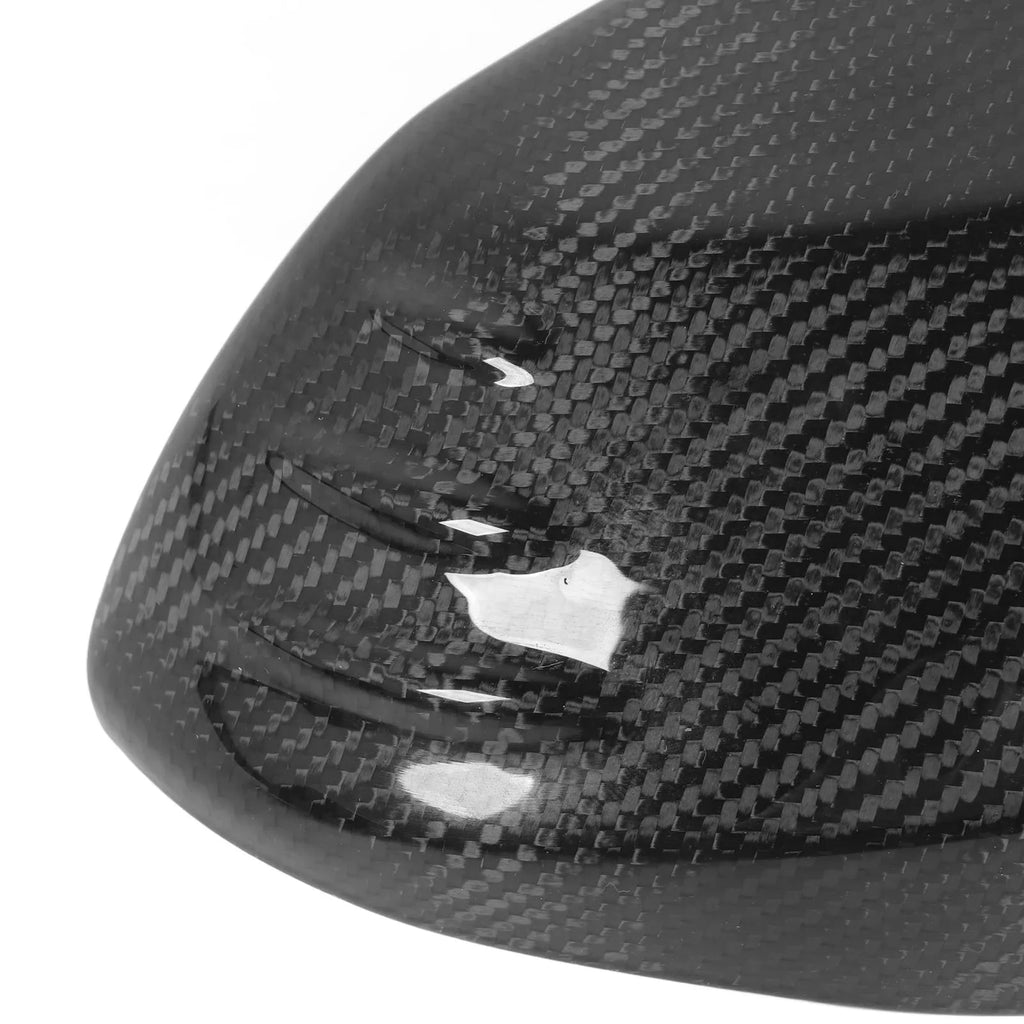2PCS Car Side Rearview Mirror Cover Real Carbon Fiber Left Right Glossy for Toyota Corolla 2019 + Yaris GR 2020 + Qme