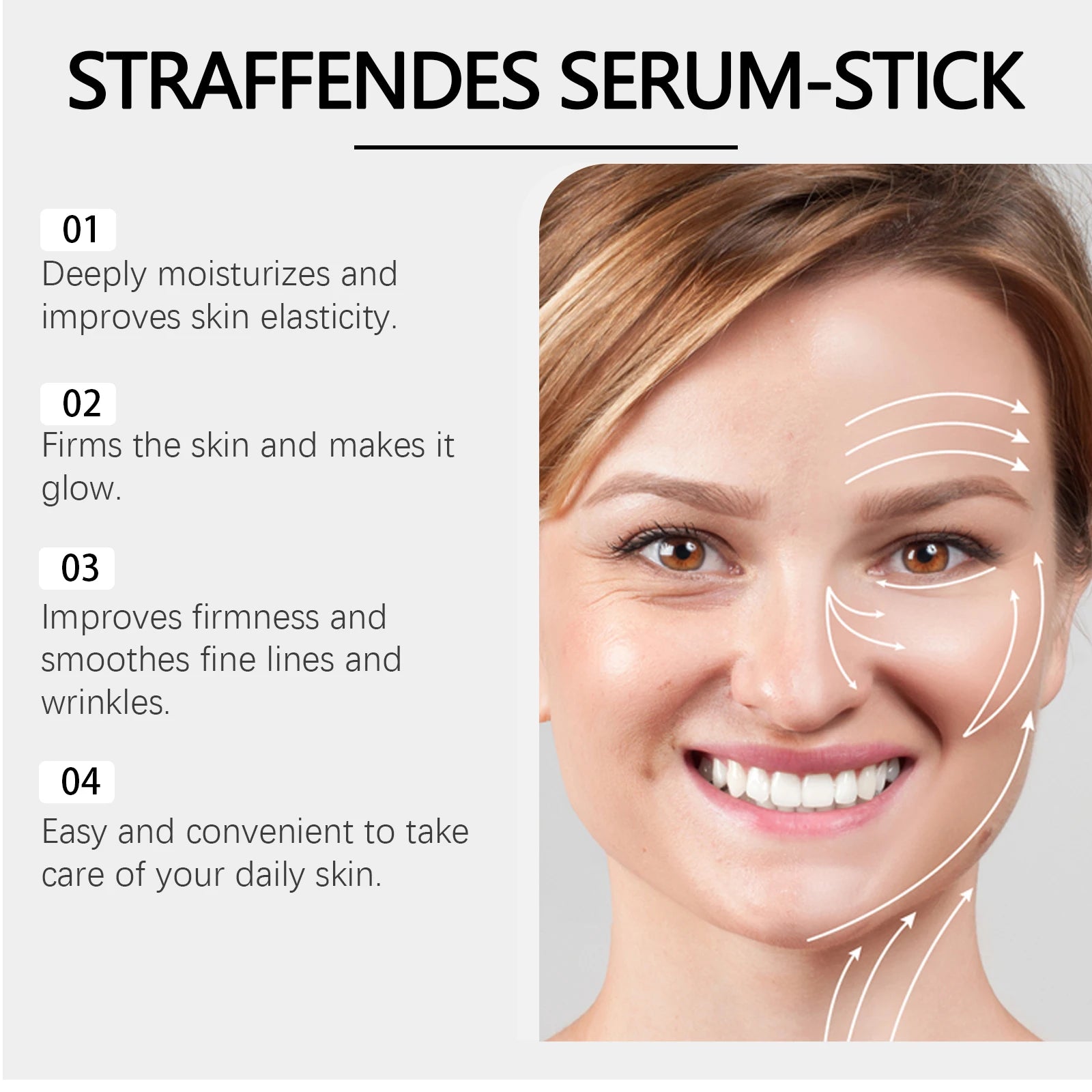 Collagen Essence Facial Firming Stick Fade Fine Lines Tighten Soothing Improve Dullness Brightening Retinol Face Cream Stick Qme