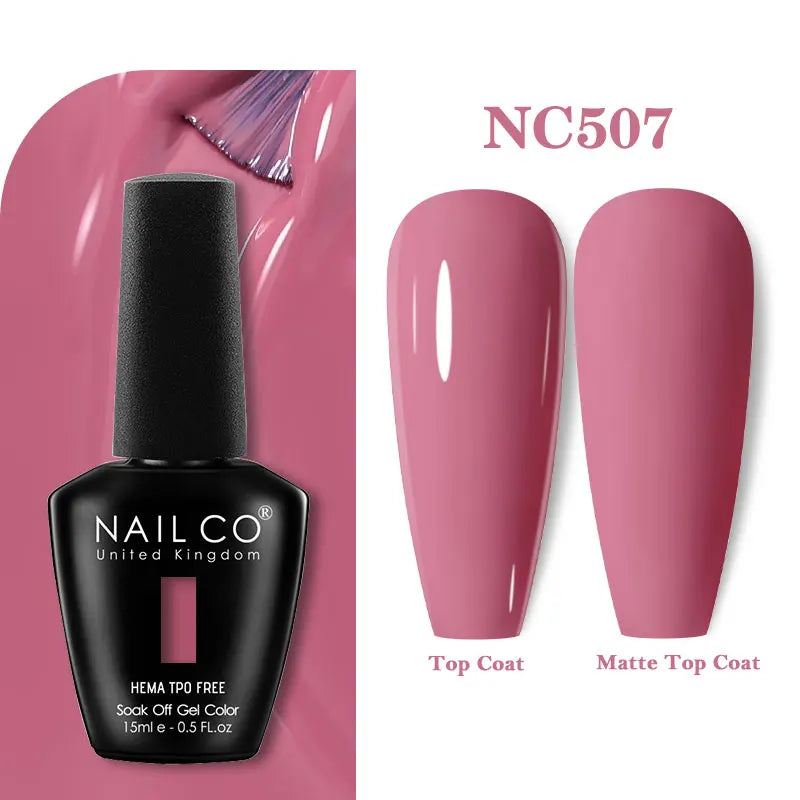 NAILCO Coat Base Gel Nail Polish Nails Art Semi Permanent Lacquer