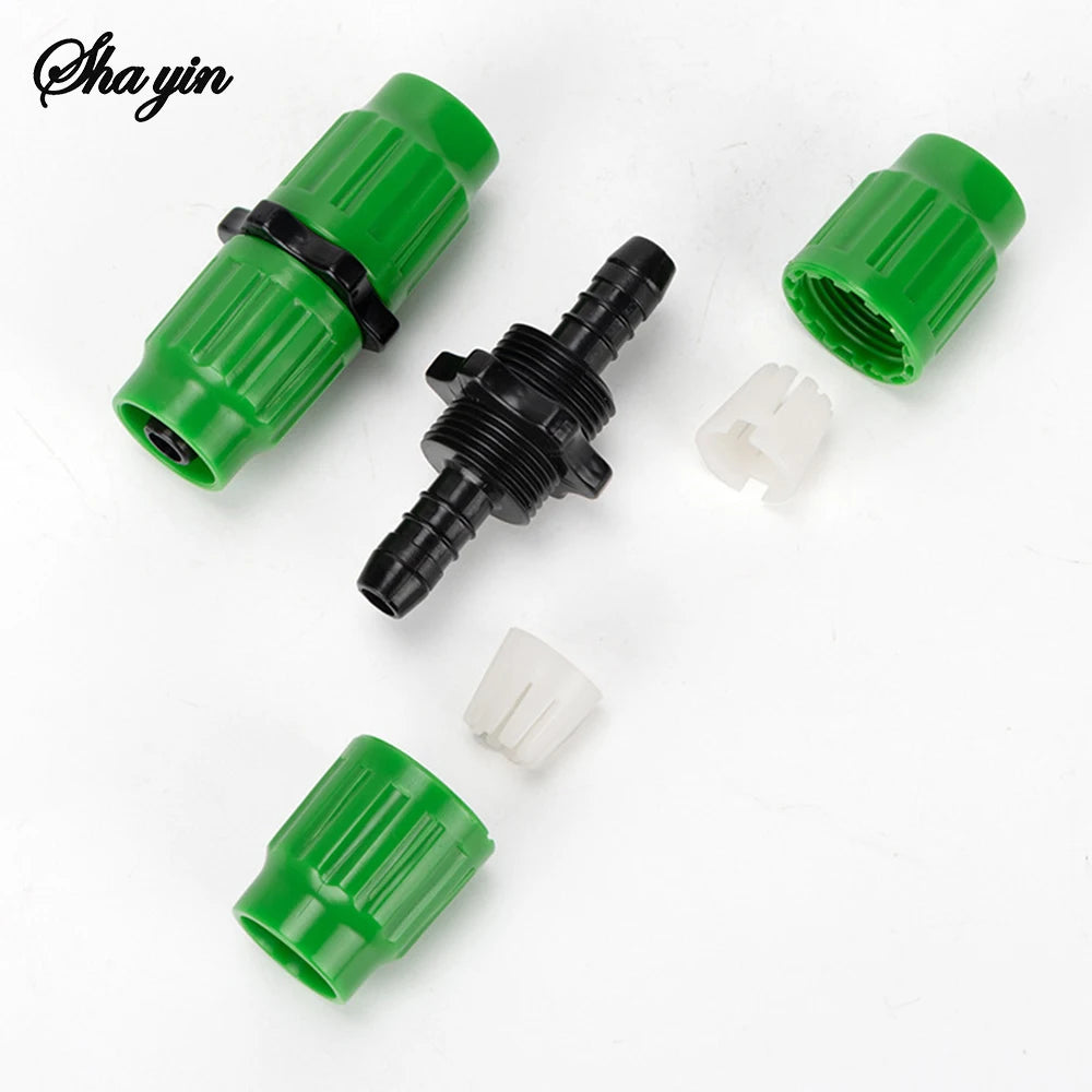 4pcs/10pcs 3-Piece Telescopic Pipe Plastic Flexible Water Hose For Water Washing Car Water Gun Repair Connector Accessories Qme