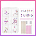 Tooth Gem Kit DIY Crystals Jewelry Kit Teeth Gems Kit Professional Fashionable Tooth Gems Kit for Teeth Teeth Jewelry Starter Qme 6 Grids crystal ab