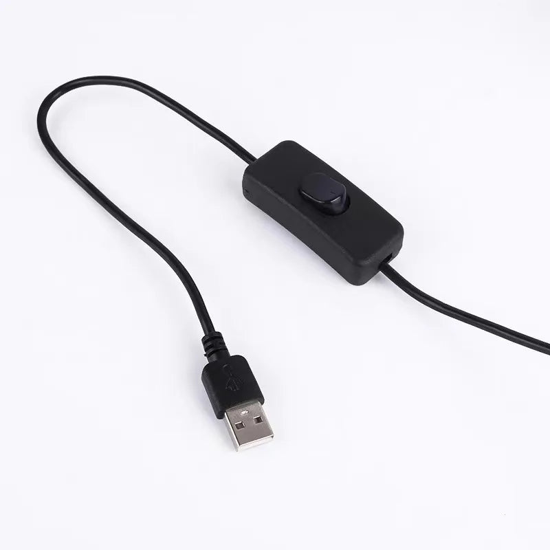 10pcs 220V dual control switch, USB 5V dual switch, floor lamp, ambient lamp, power controller, desk lamp, 303 control switch Qme 1.8M-Black