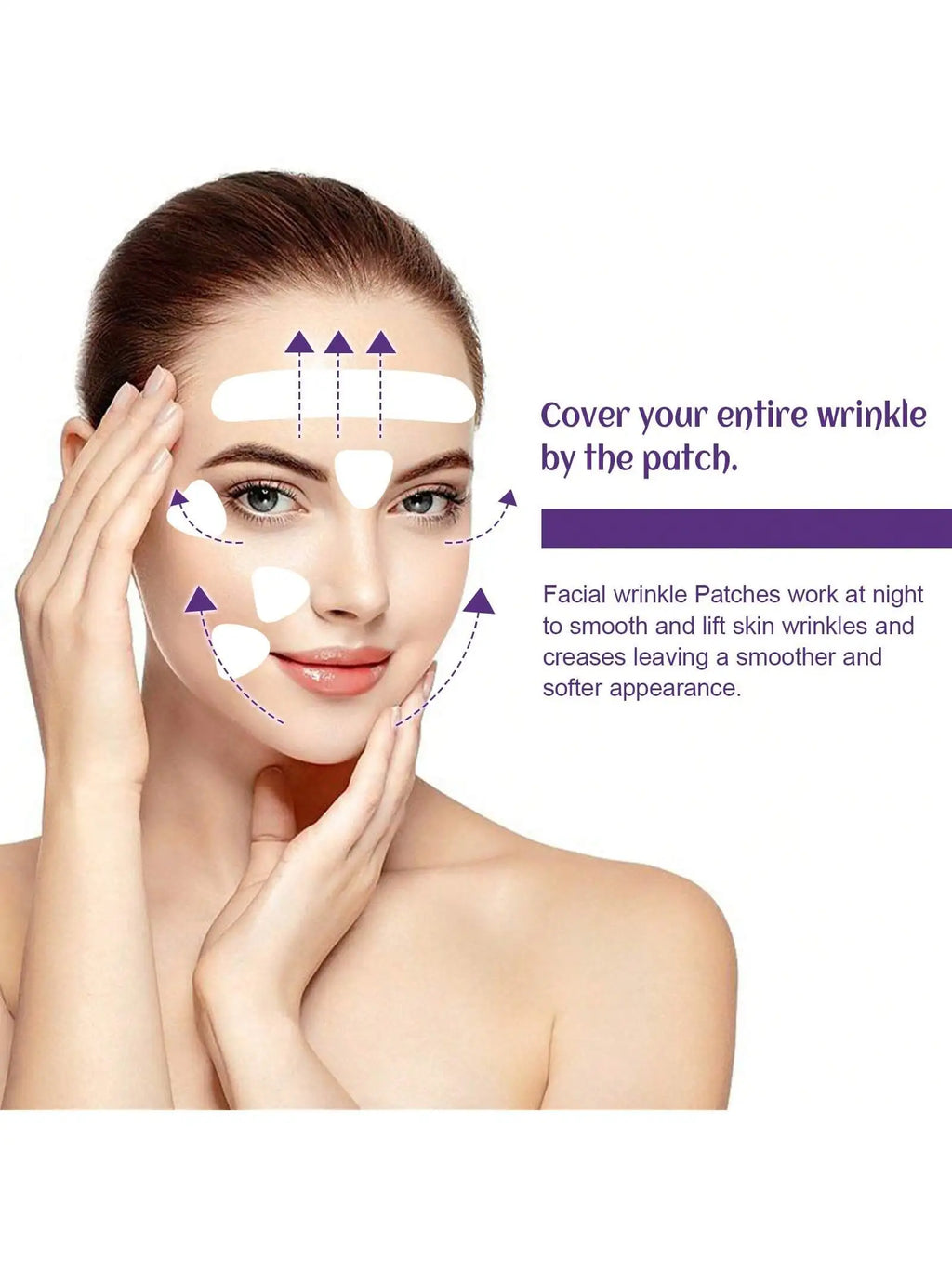 Facial Wrinkle Patch Lifting Tissue Firm Sagging Skin Eliminate Qme