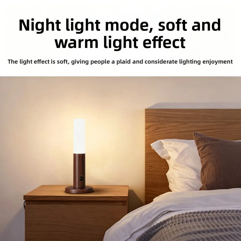 LED Motion Sensor Night Light Rechargeable Human Body Induction Lamp for Home Corridor Cabinet Toilet Wall Decor Lighting Qme