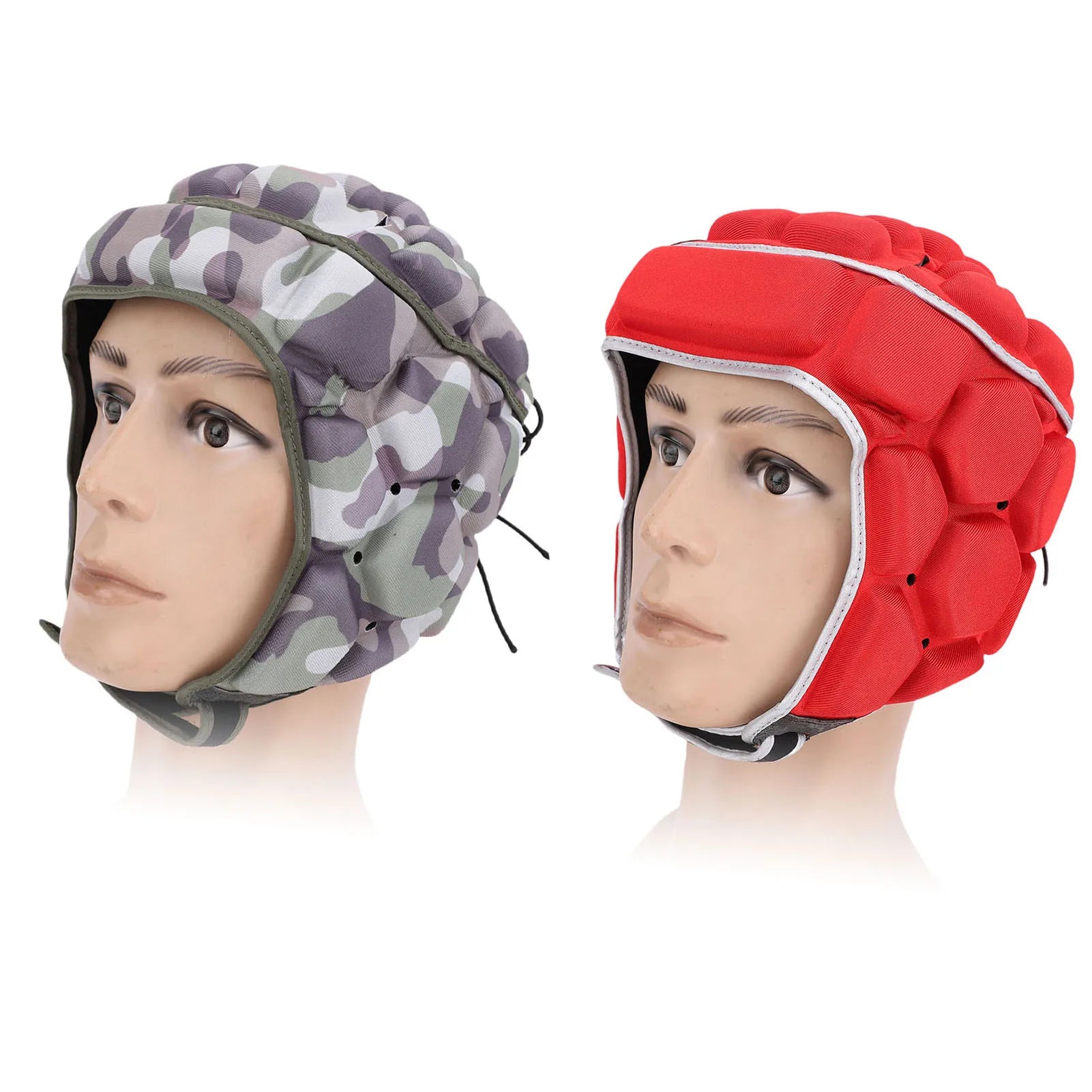 Rugby Headguard Rugby Head Protector Rugby Helmet Anti Collision Breathable EVA Rugby Headguard for Football Baseball Goalkeeper Qme