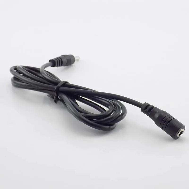 5pcs DC12V 2A Power Extension Cable 5.5x2.1mm for Projector Camera Router 0.5mm² Long Cord Qme