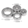 Speed Mini Ball Bearing Replace KUPA UPOWER UP200 UG12 SUG12 Nail Qme Silver 4PCS