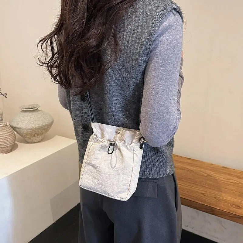 Nylon Bag Korean Fashion Canvas Crossbody Shoulder Sling Lightweight Qme 005