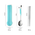 Hello Kitty Kuromi Spoon and Chopsticks Cute and Cartoon-Style Portable Cutlery Set Qme 6