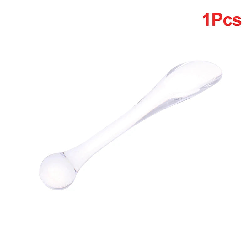 Plastic Spoon 1 5 Eye Cream Applicator Roller Massage Stick Cosmetic Qme 1Pcs Transparent