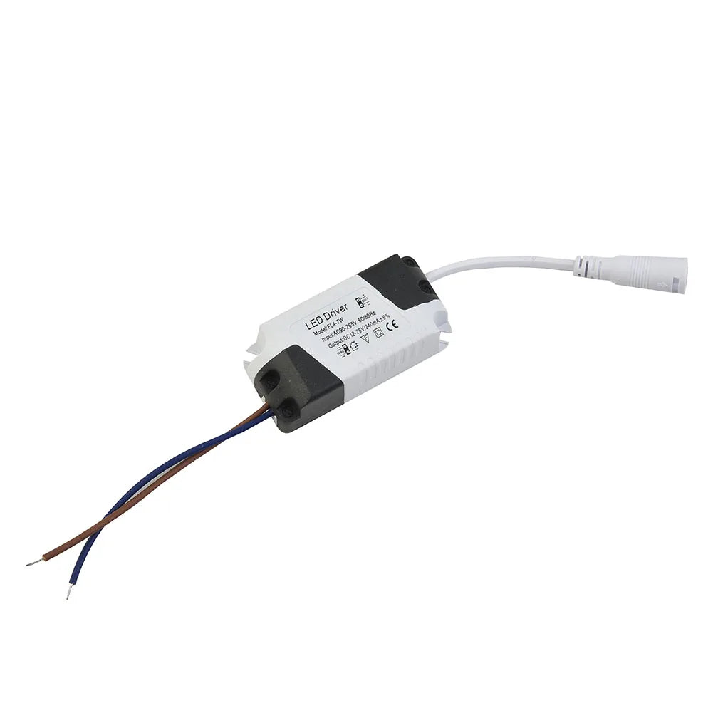 LED Panel Driver Constant Current 3W 6W 12W 18W 24W DC LED Power Supply Plastic AC 90-265V Home Improvement Qme