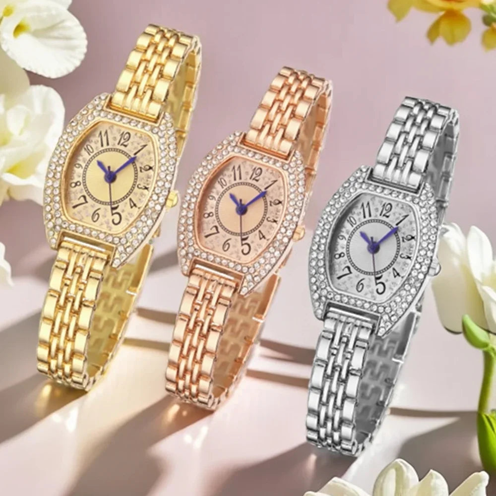 1PCS Women's Luxury Trendy Digital Scale Quartz Watch Suitable for Daily Clothing Matching as a Gift for Friends and Mothers Qme