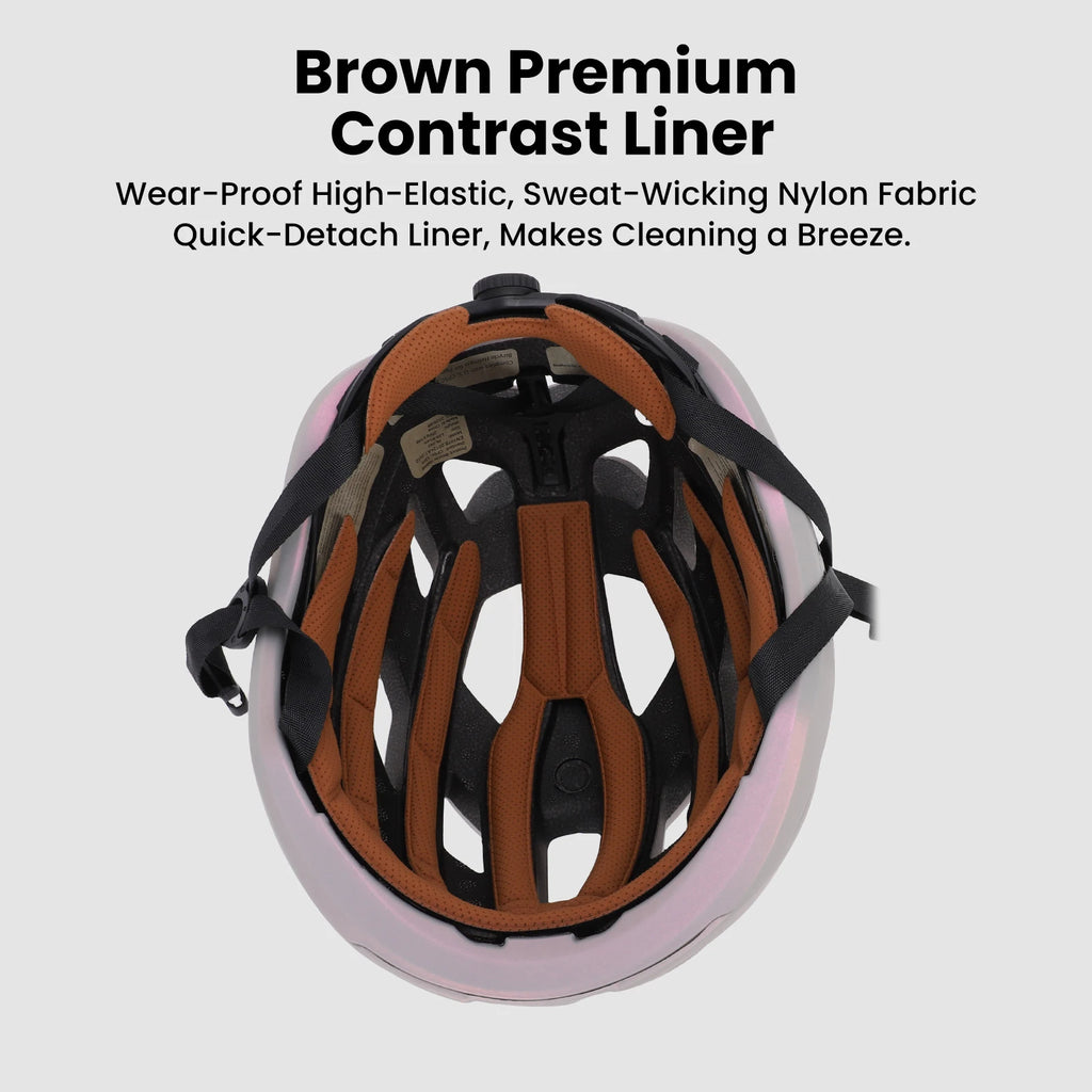 Road Bike Helmet Aero Lightweight Helmet with 7 Ventilation Holes 13 Air Outlets Adjustable Fit for Cycling Qme