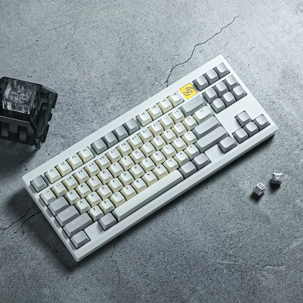 CHOSFOX LEO80 Keyboard Kit Hot-Swap Mechanical Gaming Three Modes Keyboard Kit Wired USB Type-C Wireless 2.4GHz Qme