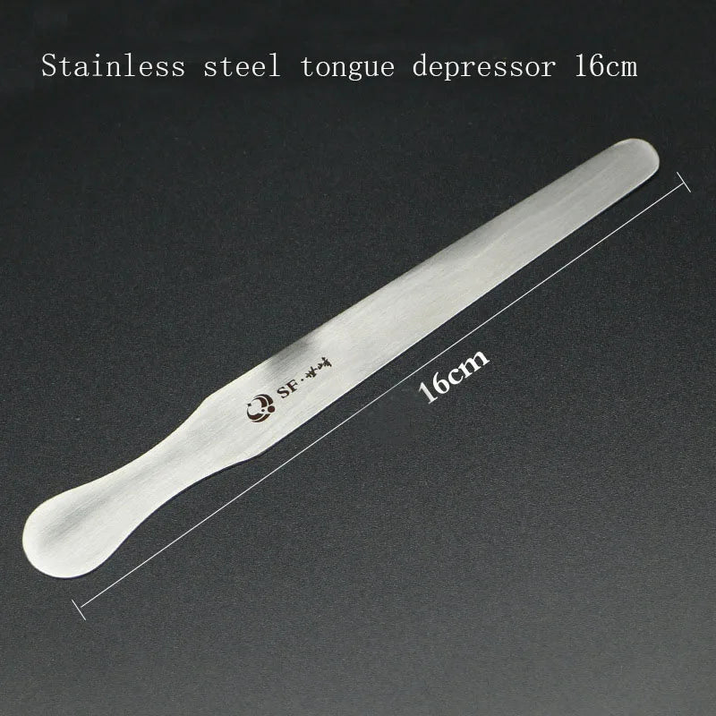 Stainless Steel Tongue Depressor Oral Examination Instrument Qme b