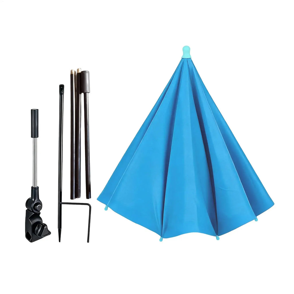 Plant Umbrella 360 Degree Rotation UV Protection Canopy Garden Plant Umbrella Shade for Garden Beds Yard Farm Backyard Lawn Qme CN