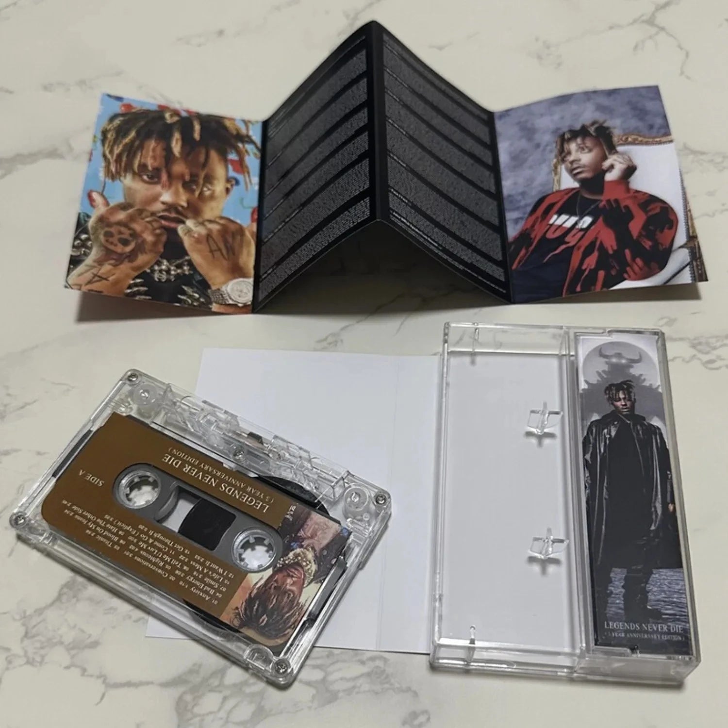 American Hip-Hop Artist 5th Anniversary Cassette Tape, Sunset & Butterfly Artwork, Nostalgic Collectible for Rap Music Fans Qme