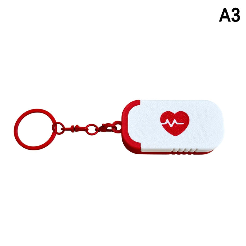 Portable Travel Daily Medication Management Mini Sliding Pill Box Qme A3