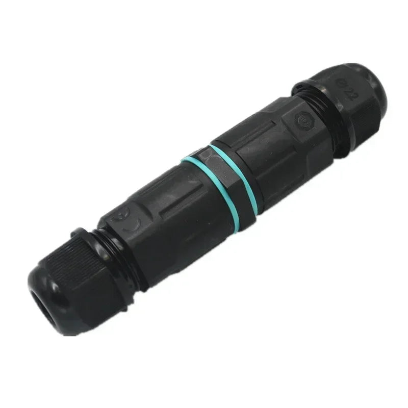 ‌4-6.5mm Waterproof Wire Connector - 3/4 Pin Junction Box, IP67 Rated for Outdoor AC/DC 250V, Copper Core‌ 1pcs Qme