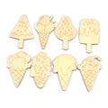 6Pcs 10x5.8cm Creative Cream Wooden Slices DIY Blank Children's Summer Birthday Party Painting Crafts Unfinished Wood Arts c3737 Qme 6Pcs Mixed