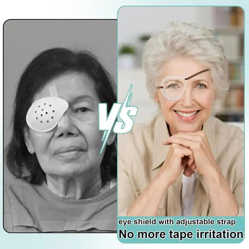 Adjustable Transparent Multihole Eye Mask Breathable Single-eye Qme