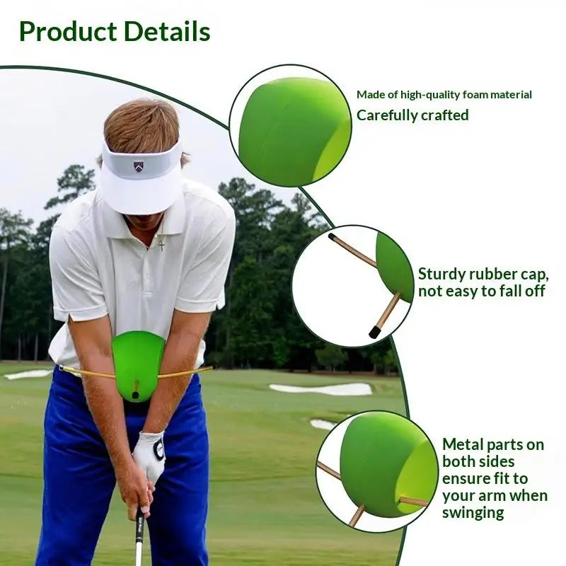 Golf Swing Trainers Adjustable Buckle Tool Practice Trainer PU Foam Qme