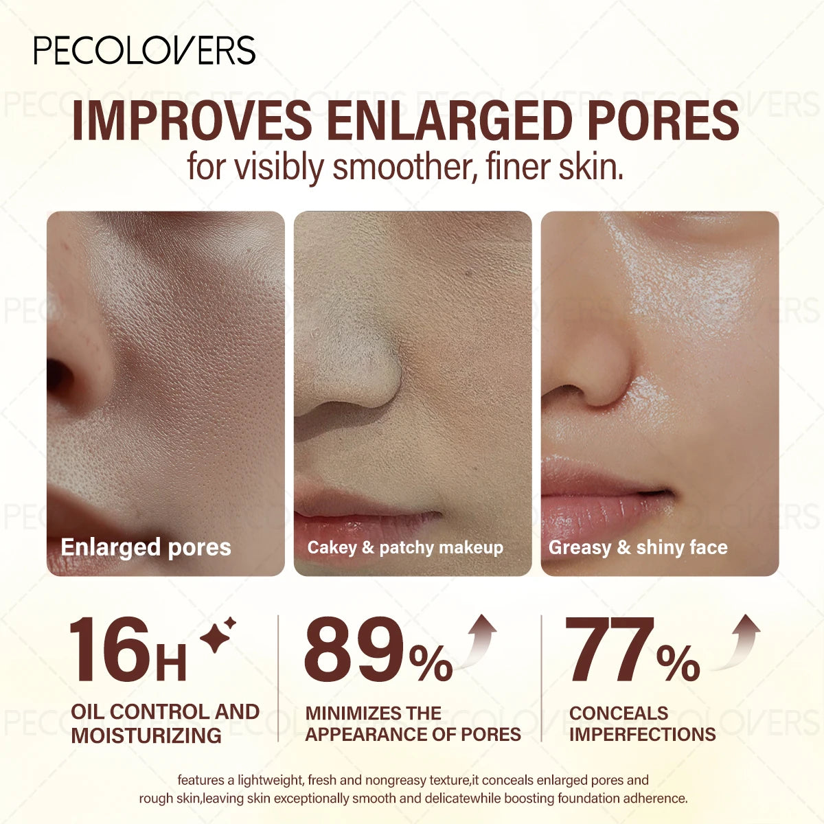 Facial Primer Stick Conceals Flaws Spots Waterproof Long-lasting Qme