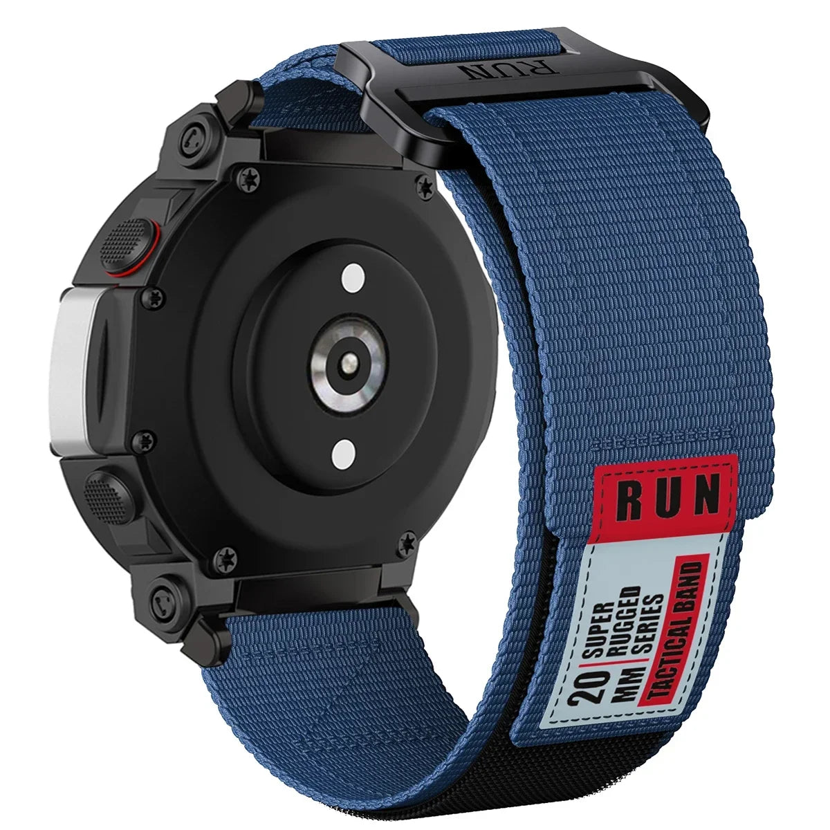 Nylon Strap For Amazfit T-rex 2 3 Ultra Watch Band For Huami Amazfit Trex Pro T Rex Sport Belt Smartwatch Bracelet Accessories Qme Dark Blue For T-rex Pro