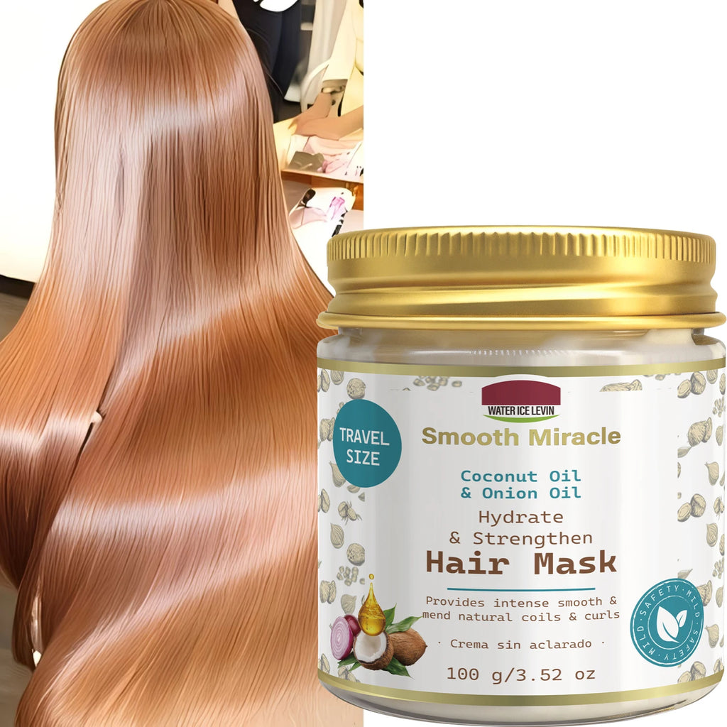 Coconut & Onion Oil Hair Mask - Hydrating & Strengthening Treatment for Smooth, Healthy Curls Qme